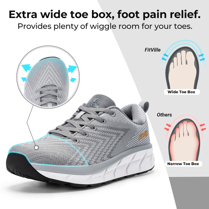 FitVille Zapatillas Deportivas - Breathable Mesh Athletic Shoes reseña y precio