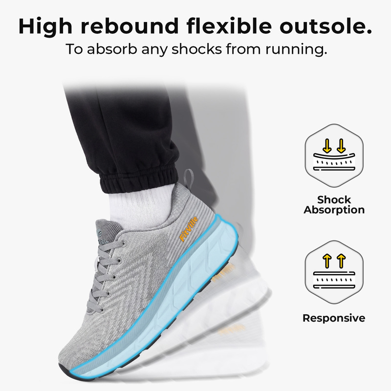 FitVille Zapatillas Deportivas - Breathable Mesh Athletic Shoes reseña y precio